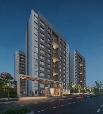 4 BHK Apartment – Exterior View View at Vesu - for Sale