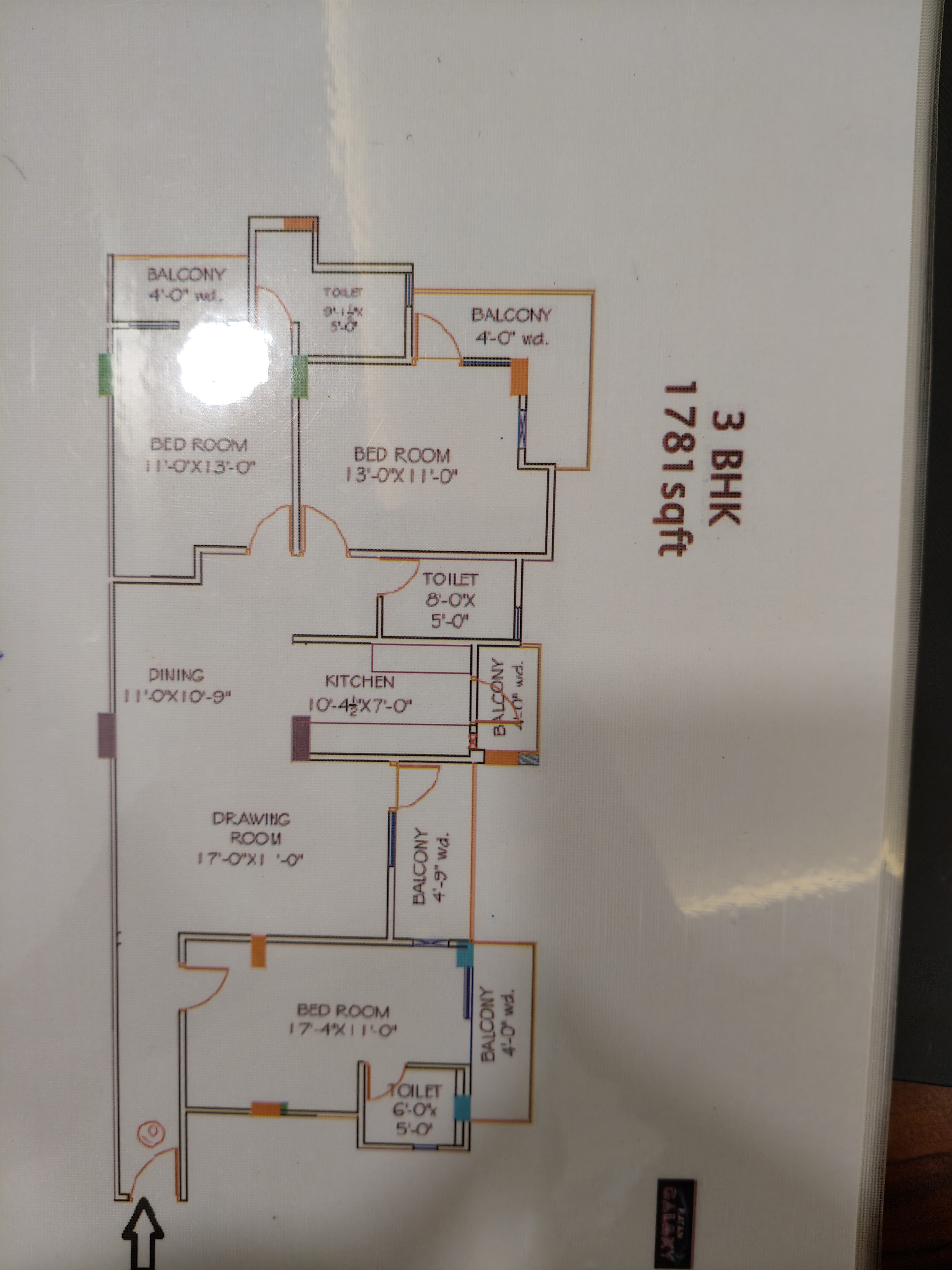 3.5 BHK + Pooja Room,Servant Room Apartment For Sale in Ratan Galaxy