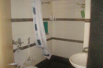Bathroom in 2 BHK Apartment at Hiranandani Garden Eden 2, Powai – for Rent