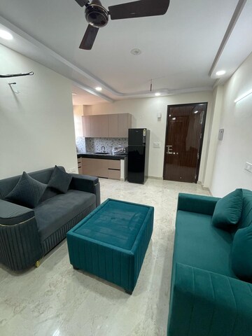 Living Room in 2 BHK Builder Floor at Ansal Sushant Lok I, Sector 43 – for Rent