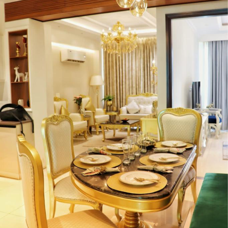 Living Room, harmony-homes-chandigarh 3 Bedroom 2000 Sq.Ft. Apartment In Vip Road Zirakpur 8360470