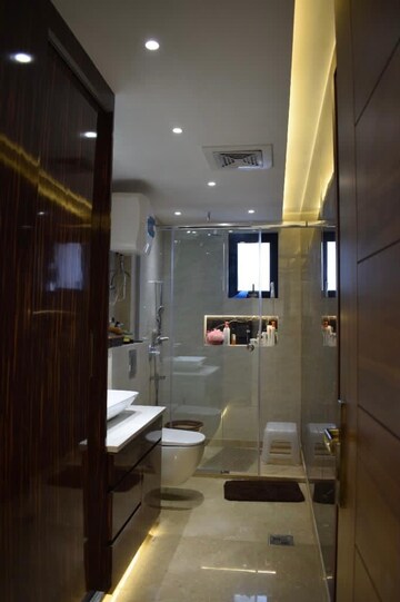 Bathroom in 4 BHK Builder Floor at Rajouri Garden – for Rent