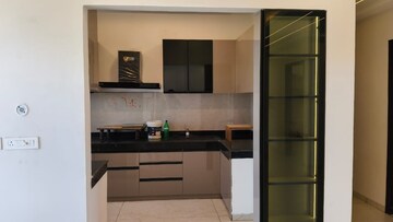 Kitchen in 4 BHK Apartment at Rishita Manhattan, Gomti Nagar – for Rent