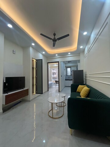 Living Room in 2 BHK Builder Floor at Ansal Sushant Lok I, Sector 43 – for Rent