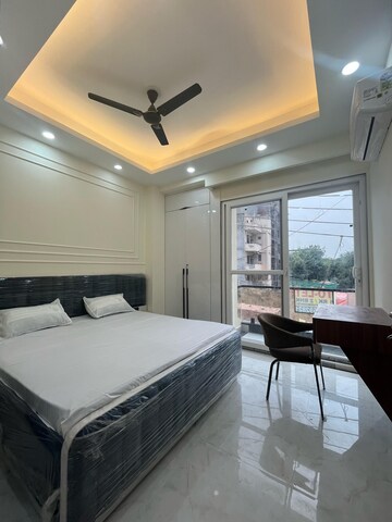 Kitchen in 2 BHK Builder Floor at Ansal Sushant Lok I, Sector 43 – for Rent