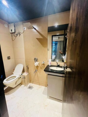 Bathroom in 2 BHK Apartment at Ghansoli – for Rent