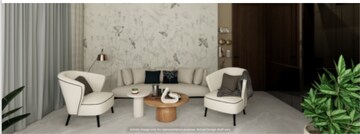 Master Bedroom in 4 BHK Apartment at Adcore Westwood, Andheri West – for Sale