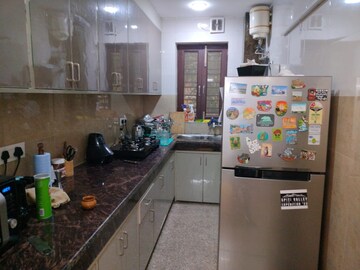 Kitchen in 2 BHK Builder Floor at Ansal Sushant Lok I, Sector 43 – for Rent