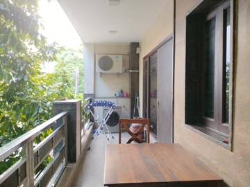 Balcony in 2 BHK Builder Floor at Ansal Sushant Lok I, Sector 43 – for Rent