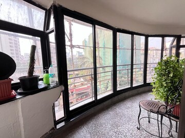 Balcony in 3 BHK Apartment at Bandra West – for Rent