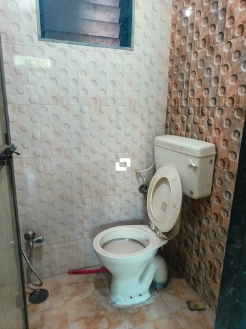 Bathroom in 1 BHK Apartment at Kopar Khairane – for Rent