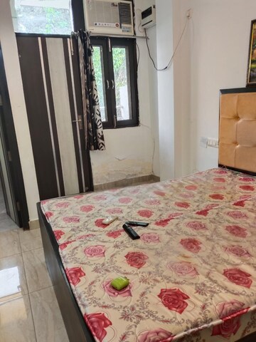 Bedroom in 1 BHK Builder Floor at Ansal Sushant Lok I, Sector 43 – for Rent