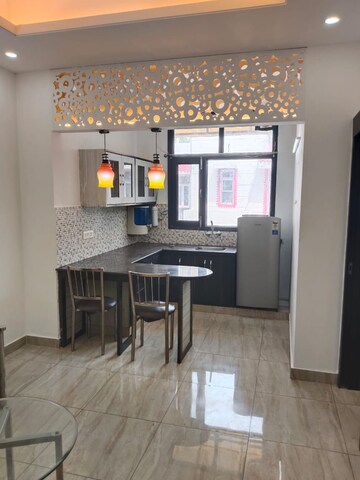 Bedroom in 1 BHK Builder Floor at Ansal Sushant Lok I, Sector 43 – for Rent