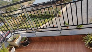 Balcony in 3.5 BHK Apartment at Pashmina Waterfront, Old Madras Road – for Sale