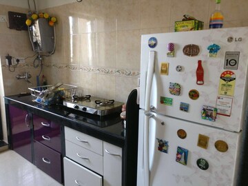 Kitchen in 1 BHK Apartment at K Raheja Heights, Malad East – for Rent