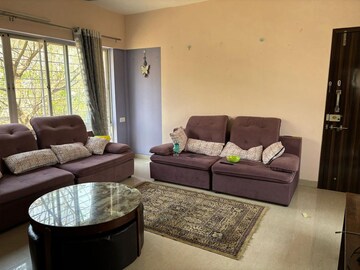 Living Room in 2 BHK Apartment at Comfort Zone, Balewadi – for Rent