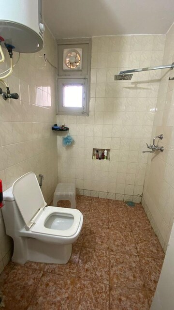 Bathroom in 3 BHK Apartment at Sector 4, Dwarka – for Rent