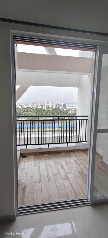 Balcony in 2 BHK Apartment at Unique K Ville, Ravet – for Rent