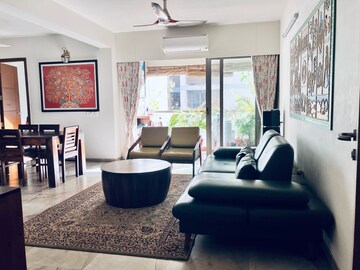 Living Room in 3 BHK Apartment at Ahmedabad Cantonment – for Rent