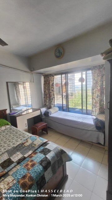 Bedroom in 1 BHK Apartment at Sanghvi S3 Ecocity Spring, Mira Road – for Rent