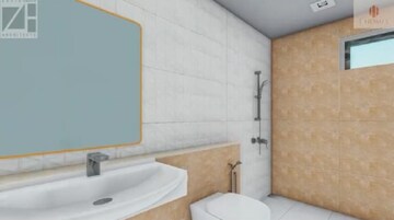 Bathroom in 3 BHK Builder Floor at Saligramam – for Sale