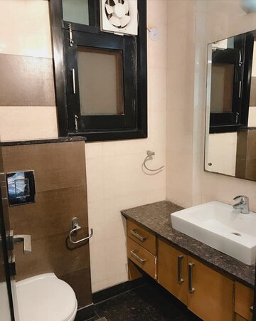 Bathroom in 2 BHK Builder Floor at Shaheed Bhagat Singh Nagar – for Rent