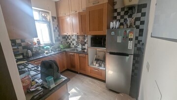 Kitchen in 2 BHK Builder Floor at Kailash Colony – for Rent