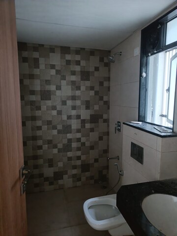 Bathroom in 1 BHK Apartment at Godrej Urban Park, Chandivali – for Rent