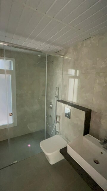 Attached Bathroom in 4 BHK Apartment at L&T Raintree Boulevard, Hebbal – for Rent