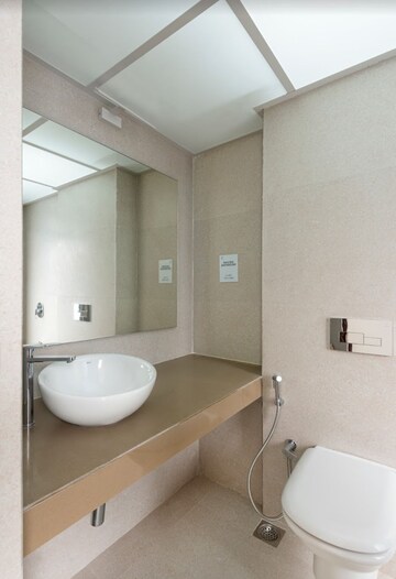 Bathroom in 2 BHK Apartment at Courtyard by Narang Realty and The Wadhwa Group, Pokhran Road No 2 – for Rent