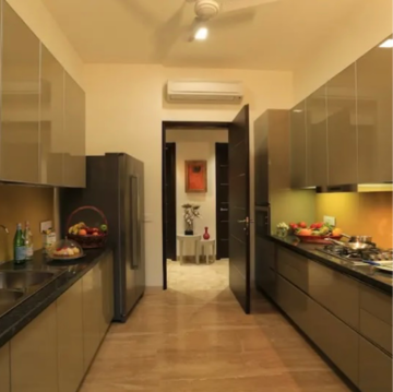 Kitchen in 3 BHK Apartment at Ambience Creacions, Sector 22 – for Rent