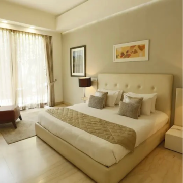Bedroom in 3 BHK Apartment at Ambience Creacions, Sector 22 – for Rent