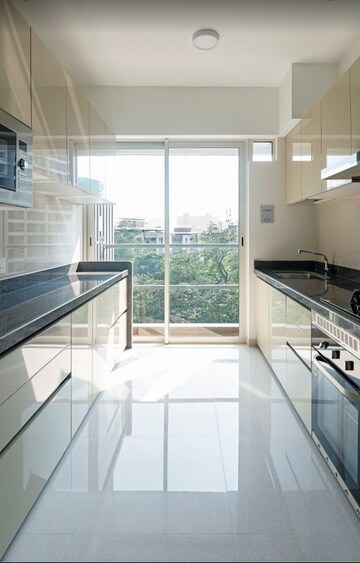 Kitchen in 2 BHK Apartment at Courtyard by Narang Realty and The Wadhwa Group, Pokhran Road No 2 – for Rent