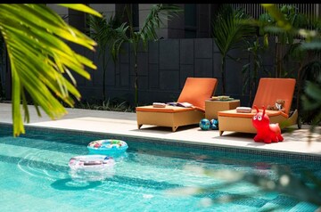 Swimming Pool in 2 BHK Apartment at Courtyard by Narang Realty and The Wadhwa Group, Pokhran Road No 2 – for Rent
