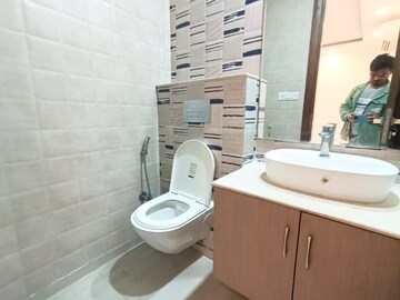 Bathroom in 4 BHK Builder Floor at Vasant Kunj – for Rent