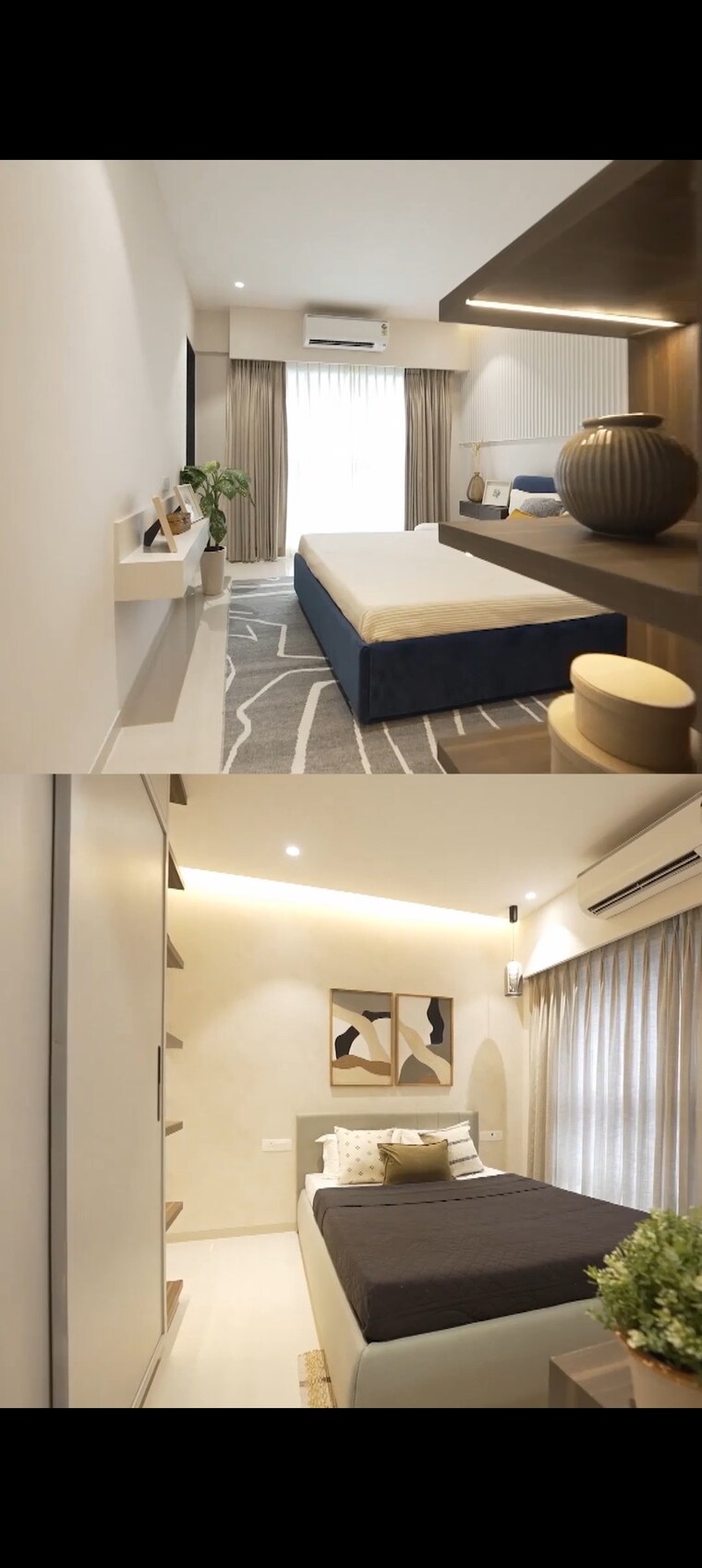 Master Bedroom, paranjape-aspire 2 Bedroom 630 Sq.Ft. Apartment In Andheri West Mumbai 8361886