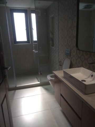 Bathroom in 4 BHK Builder Floor at Maharani Bagh – for Rent