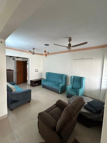 Living Room in 3 BHK Apartment at Goel Ganga Orchard, Mundhwa – for Rent
