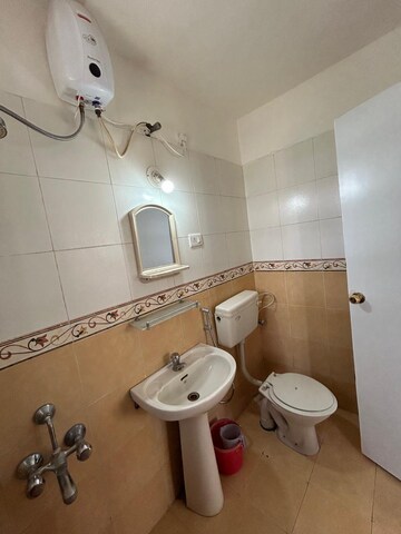 Bathroom in 3 BHK Apartment at Goel Ganga Orchard, Mundhwa – for Rent