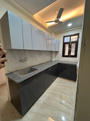 Kitchen in 2 BHK Builder Floor at Freedom Fighters Enclave – for Rent