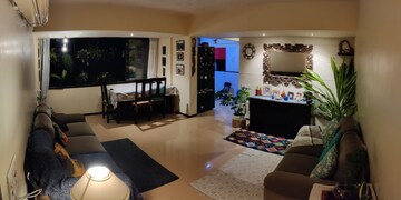 Living Room in 2 BHK Apartment at Mittal Sushila Sadan, Mahim West – for Rent