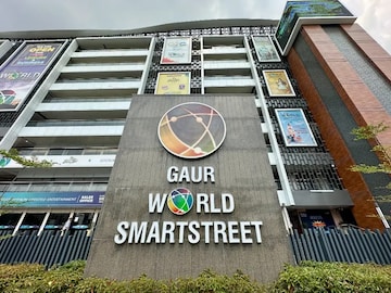  Shop – Exterior View View at Gaur World Street, Sector 16b Greater Noida - for Sale