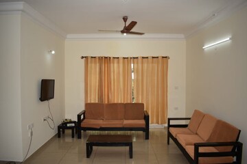 Living Room in 4 BHK Apartment at Prestige Fairfield, Rmv 2nd Stage – for Rent