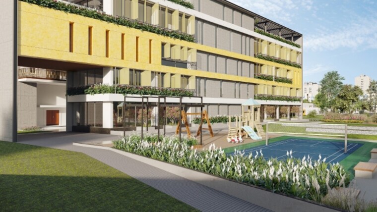 Exterior View, hallmark-sunnyside 2 Bedroom 1250 Sq.Ft. Apartment In Manchirevula Hyderabad 8363688