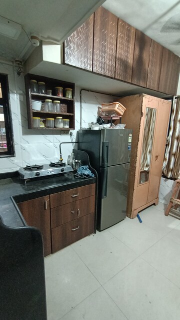 Kitchen in 1 RK Apartment at Maitri Murti Apartment, Santacruz East – for Rent