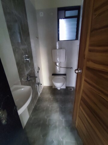 Bathroom in 1 BHK Apartment at Pushpanjali Heights, Owale – for Rent