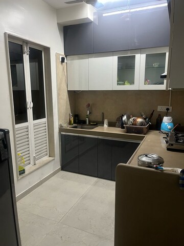 Kitchen in 3 BHK Apartment at Paradise Lifespaces Sai World City, New Panvel – for Rent