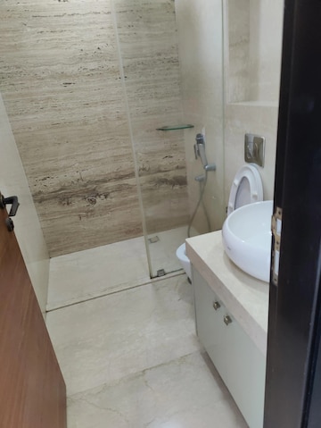 Bathroom in 4 BHK Apartment at Omkar 1973, Worli – for Rent