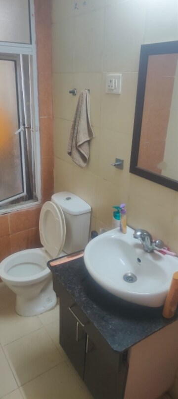 Bathroom in 3 BHK Apartment at Mahagun Mywoods, Sector 16c Greater Noida – for Rent