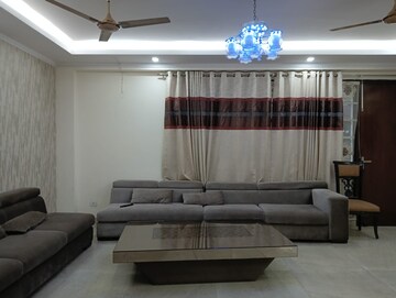 Living Room in 3 BHK Builder Floor at Freedom Fighters Enclave – for Rent